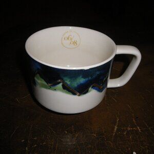 2015 Starbucks Artisan 06/08 Story of Elevation Mountains 12 oz. Coffee Tea Mug